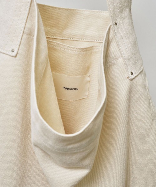 【Todayfuli】Cottontwill Tote Bag トートバッグ TODAYFUL/トゥデイフル】Cottontwill Tote Bag/コットンツイル