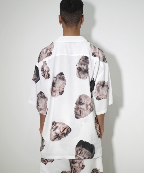 NISHIMOTO IS THE MOUTH(ニシモト イズ ザ マウス)の「HAWAIIAN SHIRT | NISHIMOTO IS THE MOUTH(シャツ/ブラウス・メンズ・ホワイト・S/M/L/XL)」の2枚目の写真