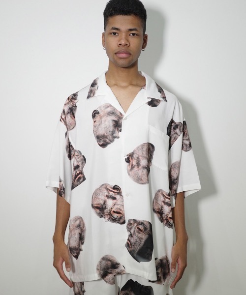NISHIMOTO IS THE MOUTH(ニシモト イズ ザ マウス)の「HAWAIIAN SHIRT | NISHIMOTO IS THE MOUTH(シャツ/ブラウス・メンズ・ホワイト・S/M/L/XL)」の7枚目の写真