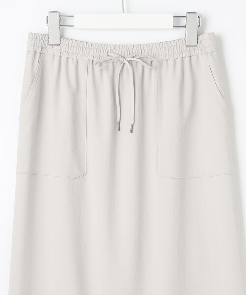 J.PRESS Ladies(J.プレス レディス)の「【WEB限定カラーあり・洗える・接触冷感・吸水速乾】Lightジョーゼット ナロー スカート(スカート・レディース・ネイビー系/ダークブラウン系/ベージュ系・S/XS)」の9枚目の写真