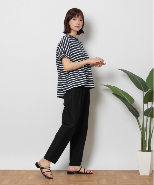 Right-on（ライトオン）の「【接触冷感】冷感テーパードパンツ（その他パンツ・レディース・カーキブラウン/ベージュ/ブラック・M/L/S）」の15枚目の写真