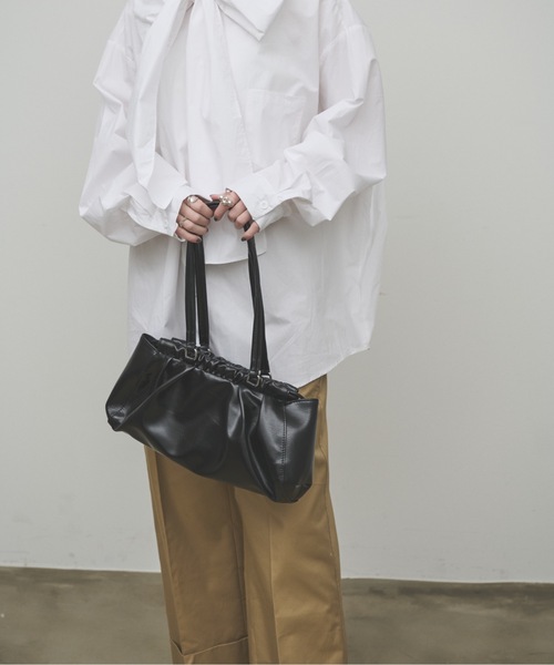 MINI BOSTON BAG / BLK ミニボストンバック RATS/SYNTHETIC LEATHER MINI BOSTON BAG（BLACK