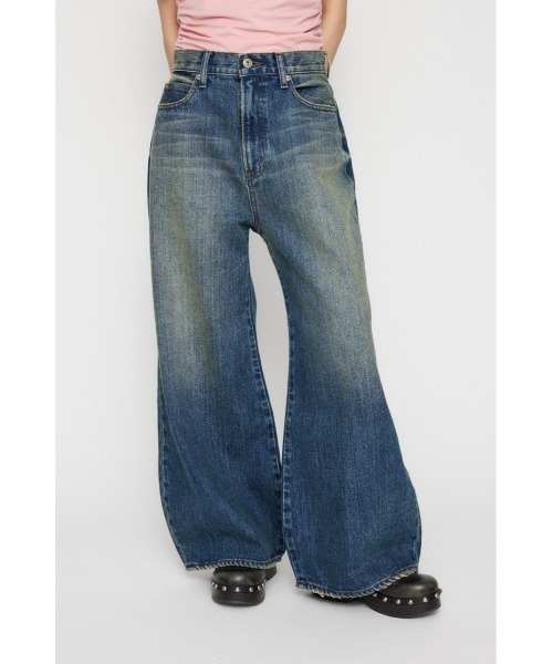 LAGUA GEM ラグアジェム GEMINI WIDE デニム パンツ 25 LAGUA GEM ラグアジェム GEMINI WIDE デニム パンツ 25 - メルカリ