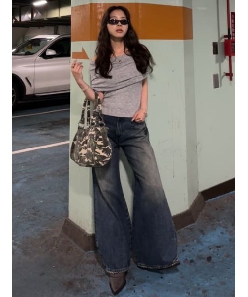 LAGUA GEM（ラグアジェム）の「HOPE LOOSEY BAGGY デニム