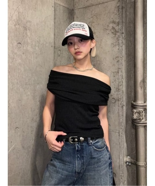 LAGUA GEM（ラグアジェム）の「HOPE LOOSEY BAGGY デニム（デニムパンツ・レディース・ライトブルー/ブルー・22inch/23inch/24inch/25inch/26inch）」の9枚目の写真