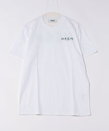 MSGM（エムエスジーエム）の「MSGM クレヨンロゴTシャツ（Tシャツ/カットソー）」