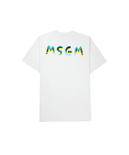 MSGM(エムエスジーエム)の「MSGM クレヨンロゴTシャツ(Tシャツ/カットソー・メンズ・ブラック/ホワイト・XS/M/L/XL/S)」の3枚目の写真