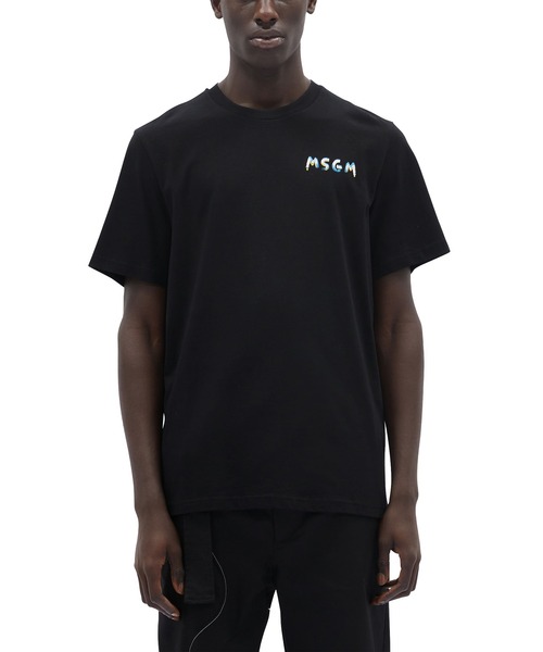 MSGM(エムエスジーエム)の「MSGM クレヨンロゴTシャツ(Tシャツ/カットソー・メンズ・ブラック/ホワイト・XS/M/L/XL/S)」の6枚目の写真