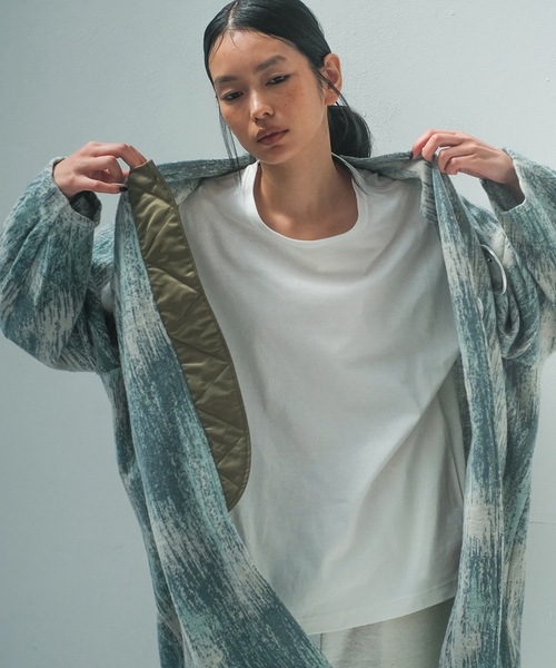 STOF（ストフ）の「DIM MOHAIR CORDIGAN（カーディガン/ボレロ・メンズ・グレー/ブラック・S/M）」の3枚目の写真