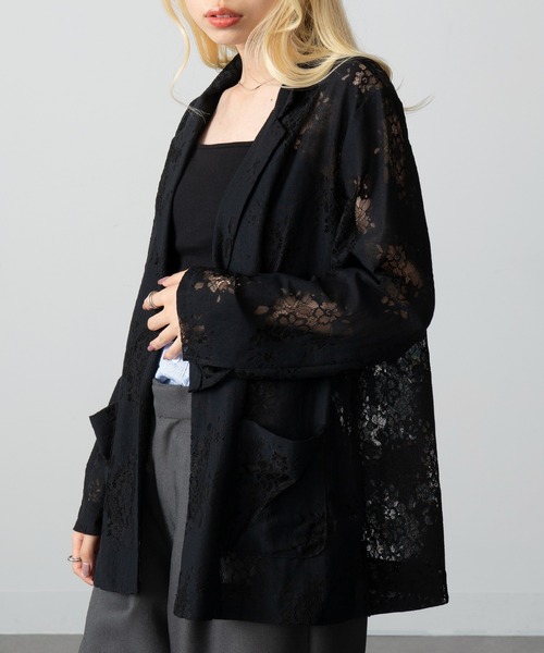 セール】【MAGASIN DE MODE Onjna】レーステーラードジャケット