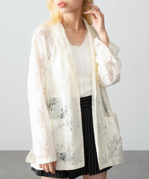 セール】【MAGASIN DE MODE Onjna】レーステーラードジャケット XNN