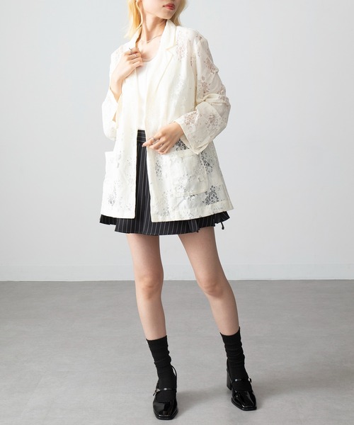 セール】【MAGASIN DE MODE Onjna】レーステーラードジャケット