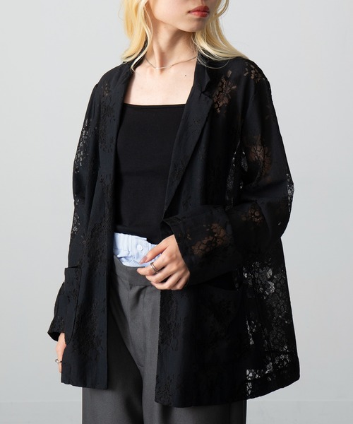 美品 VALENTINO レース テーラードジャケット 美品 VALENTINO レース テーラードジャケット