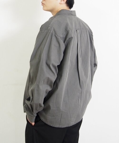 WHO'S WHO gallery（フーズフーギャラリー）の「【UNISEX/ユニセックス】COOPER FACTロゴワッペンシャツ（シャツ/ブラウス・レディース・ブラウン系その他/チャコールグレー/ホワイト/ブラウン・FREE）」の7枚目の写真