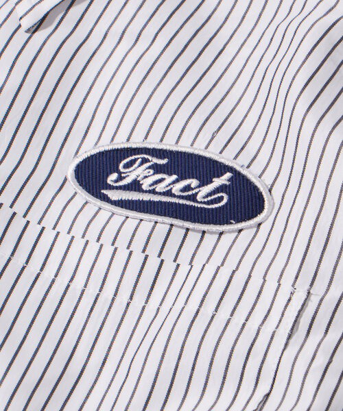 WHO'S WHO gallery（フーズフーギャラリー）の「【UNISEX/ユニセックス】COOPER FACTロゴワッペンシャツ（シャツ/ブラウス・レディース・ブラウン系その他/チャコールグレー/ホワイト/ブラウン・FREE）」の14枚目の写真