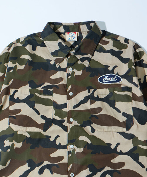 WHO'S WHO gallery（フーズフーギャラリー）の「【UNISEX/ユニセックス】COOPER FACTロゴワッペンシャツ（シャツ/ブラウス・レディース・ブラウン系その他/チャコールグレー/ホワイト/ブラウン・FREE）」の20枚目の写真