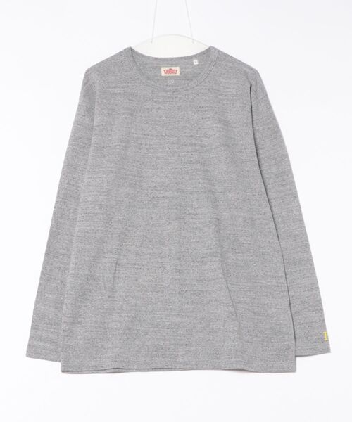 HOLLYWOOD RANCH MARKET(ハリウッドランチマーケット)の「ストレッチフライス コンフォータブル ロングスリーブ Tシャツ(Tシャツ/カットソー・メンズ・グレー/ホワイト/ダークネイビー/ブラック・SMALL/MEDIUM/LARGE/X-LARGE)」の3枚目の写真
