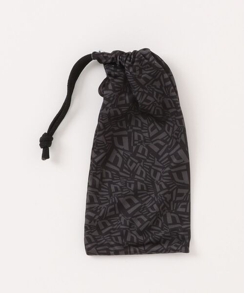 NEW ERA（ニューエラ）の「NEW ERA/ニューエラ サングラス ボストン スクエアレンズ シャイニーブラックフレーム ブルーミラーレンズ 14518159（サングラス・メンズ・ブラック×ブルー・FREE）」の4枚目の写真