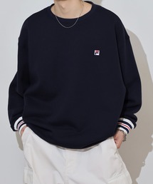 FILA HERITAGE(tBwe[W)FILA HERITAGE CREW NECK SWEAT ShJ N[lbNXEFbg(XEFbg)