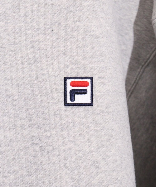 FILA HERITAGE（フィラヘリテージ）の「FILA HERITAGE CREW NECK SWEAT ロゴ刺繍 クルーネックスウェット（スウェット・メンズ・グレー/ネイビー・XL/L/M）」の18枚目の写真