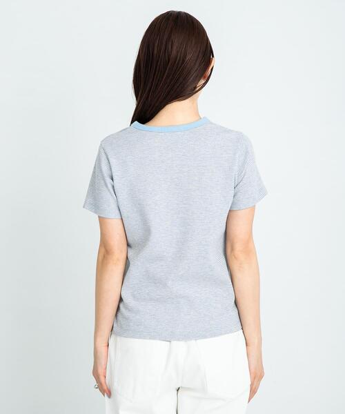 URBAN RESEARCH Sonny Label（アーバンリサーチサニーレーベル）の「JQベーシックコンパクトTシャツ（Tシャツ/カットソー・レディース・ブラック/ブルー系その他/グレー/ピンク・FREE）」の14枚目の写真