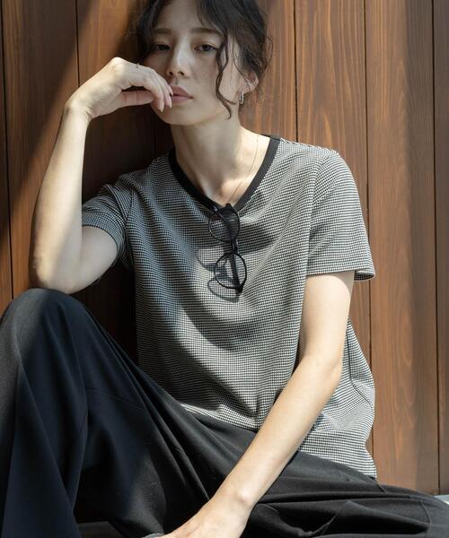URBAN RESEARCH Sonny Label（アーバンリサーチサニーレーベル）の「JQベーシックコンパクトTシャツ（Tシャツ/カットソー・レディース・ブラック/ブルー系その他/グレー/ピンク・FREE）」の19枚目の写真