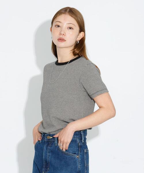 URBAN RESEARCH Sonny Label（アーバンリサーチサニーレーベル）の「JQベーシックコンパクトTシャツ（Tシャツ/カットソー・レディース・ブラック/ブルー系その他/グレー/ピンク・FREE）」の20枚目の写真