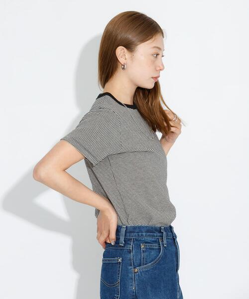 URBAN RESEARCH Sonny Label（アーバンリサーチサニーレーベル）の「JQベーシックコンパクトTシャツ（Tシャツ/カットソー・レディース・ブラック/ブルー系その他/グレー/ピンク・FREE）」の21枚目の写真