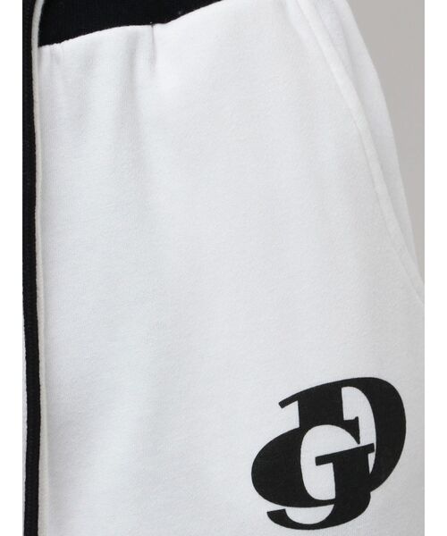 GYDA(ジェイダ)の「GD バイカラースウェットパンツ(スウェットパンツ・レディース・オフホワイト/ブラック/ベージュ・FREE)」の6枚目の写真