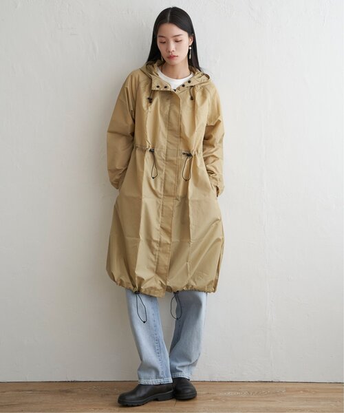 LBC（エルビーシー）の「【撥水】Wpc. ロングモッズ レインコート（レインコート/ポンチョ・レディース・オリーブ/ベージュ/グレー・FREE）」の11枚目の写真