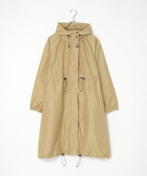 LBC（エルビーシー）の「【撥水】Wpc. ロングモッズ レインコート（レインコート/ポンチョ・レディース・オリーブ/ベージュ/グレー・FREE）」の7枚目の写真