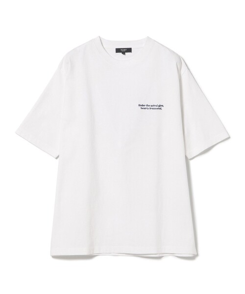 BEAMS HEART(ビームスハート)の「【ユニセックス】ハート スター バックプリント Tシャツ(Tシャツ/カットソー・メンズ・ホワイト/チャコールグレー・SMALL/MEDIUM/LARGE/X-LARGE)」の9枚目の写真