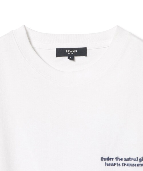 BEAMS HEART(ビームスハート)の「【ユニセックス】ハート スター バックプリント Tシャツ(Tシャツ/カットソー・メンズ・ホワイト/チャコールグレー・SMALL/MEDIUM/LARGE/X-LARGE)」の10枚目の写真