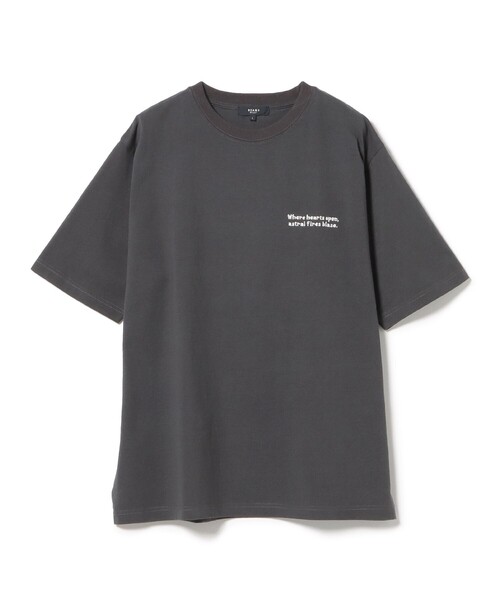 BEAMS HEART(ビームスハート)の「【ユニセックス】ハート スター バックプリント Tシャツ(Tシャツ/カットソー・メンズ・ホワイト/チャコールグレー・SMALL/MEDIUM/LARGE/X-LARGE)」の12枚目の写真