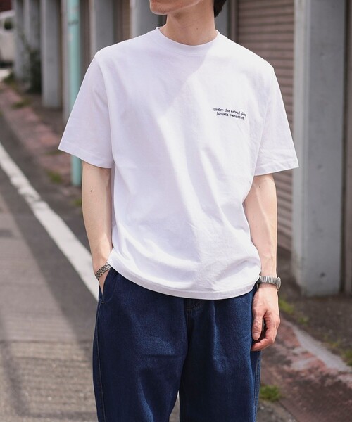 BEAMS HEART(ビームスハート)の「【ユニセックス】ハート スター バックプリント Tシャツ(Tシャツ/カットソー・メンズ・ホワイト/チャコールグレー・SMALL/MEDIUM/LARGE/X-LARGE)」の8枚目の写真