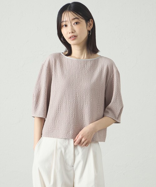 tシャツ 「1枚で着映える」ポコポコクロップドトップス レディース CAST: tシャツ 「1枚で着映える」ポコポコクロップドトップス