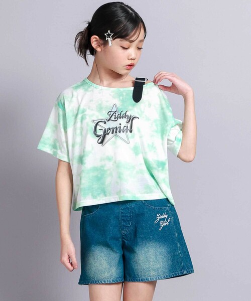 ZIDDY(ジディ)の「タイダイプリントTシャツ(130~160cm)(Tシャツ/カットソー・キッズ・グレー・150cm/FREE/140cm/130cm)」の17枚目の写真