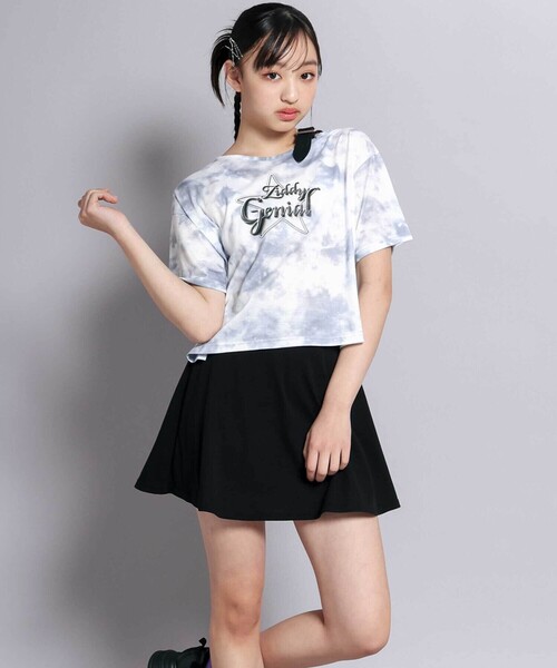 ZIDDY(ジディ)の「タイダイプリントTシャツ(130~160cm)(Tシャツ/カットソー・キッズ・グレー・150cm/FREE/140cm/130cm)」の19枚目の写真