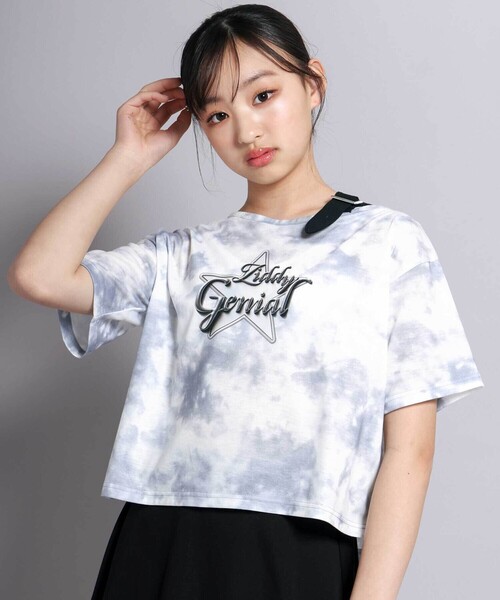 ZIDDY(ジディ)の「タイダイプリントTシャツ(130~160cm)(Tシャツ/カットソー・キッズ・グレー・150cm/FREE/140cm/130cm)」の11枚目の写真
