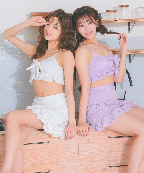 セール】水着 体型カバー スカート レディース 韓国風 可愛い