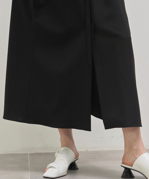 AKIRANAKA（アキラナカ）の「【AKIRANAKA/アキラナカ】EX.Heike combi tex jersey dress BLK/ワンピース（ワンピース・レディース・ブラック・1/2）」の7枚目の写真