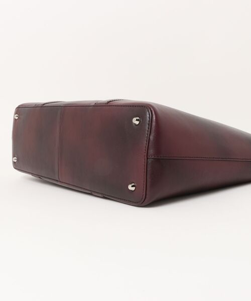 MEN'S BIGI（メンズビギ）の「【SEEKER/シーカー】別注ムラレザー2wayトート&ショルダーバッグ（トートバッグ・メンズ・ブラック/ネイビー/ダークブラウン・FREE）」の20枚目の写真