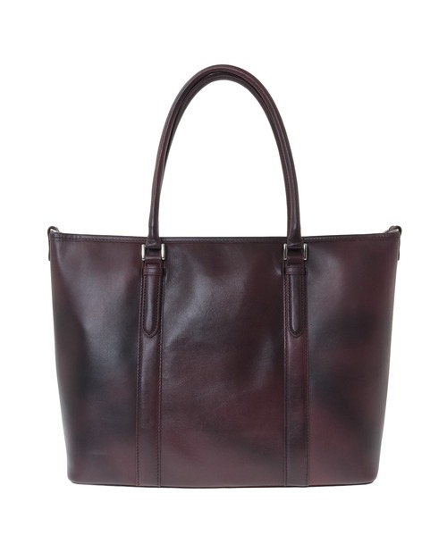 MEN'S BIGI（メンズビギ）の「【SEEKER/シーカー】別注ムラレザー2wayトート&ショルダーバッグ（トートバッグ・メンズ・ブラック/ネイビー/ダークブラウン・FREE）」の5枚目の写真