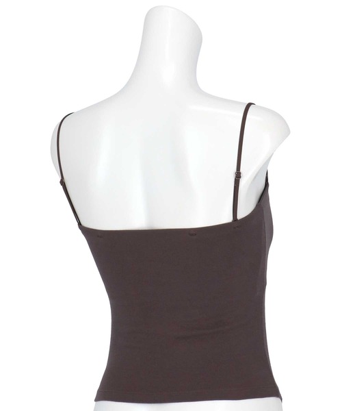 AMPHI(アンフィ)の「「ブラトップ」 カップ付きインナー ストラップ取り外し可(キャミソール・レディース・アイボリー/ブラック/ブラウン・L/M/S)」の8枚目の写真