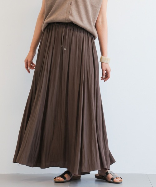 【BARNYARDSTORM】ロングスカート ゴムウエスト BARNYARDSTORM スカート / カットロングスカート マシン