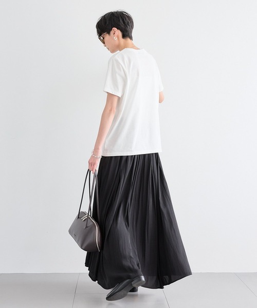 BARNYARDSTORM(バンヤードストーム)の「BARNYARDSTORM / ギャザーロングスカート / マシンウォッシャブル(スカート・レディース・ブラック/ブラウン・FREE)」の6枚目の写真