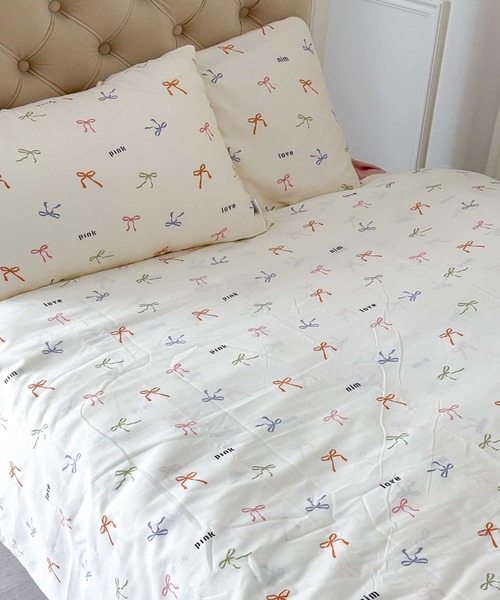 【Rady】布団カバー&枕カバーset♡リゾートフラワー柄♡シングル Rady】布団カバー&枕カバーset♡リゾートフラワー柄♡シングル