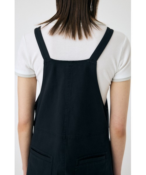 MOUSSY（マウジー）の「BELT SUSPENDER オーバーオール（つなぎ/オールインワン・レディース・ブラック/オフホワイト・1/2）」の15枚目の写真