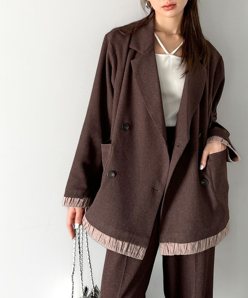 mily bilet(ミウィビレット)の「【mily bilet】26SS新色登場♪キレイ目ガーリーの大定番◎コーデに映えるこなれカラー♪リボン使いワイドスラックス(スラックス・レディース・ベージュ/ブラウン/ブラック/グレー系その他/アイボリー・LARGE/MEDIUM/SMALL/X-LARGE)」の14枚目の写真