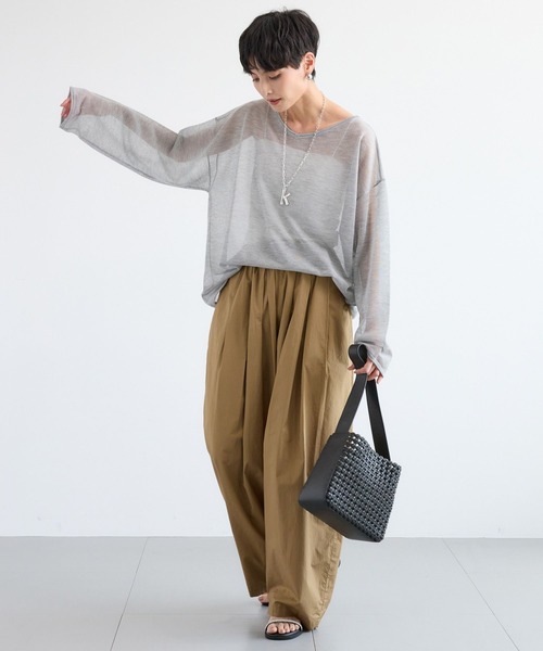 BARNYARDSTORM（バンヤードストーム）の「BARNYARDSTORM / SINBONO(シンボノ) / 編み込みショルダーBAG【一部店舗限定カラー】（ハンドバッグ・レディース・ブラック/ブラウン・FREE）」の7枚目の写真